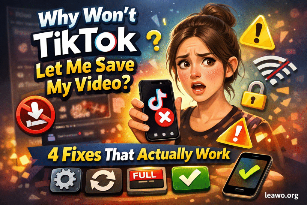 Why Won’t TikTok Let Me Save My Video